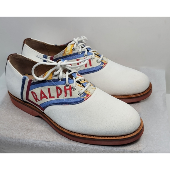 Polo Ralph Lauren Rhett Saddle Oxford shoes  NWOT - Picture 7 of 16